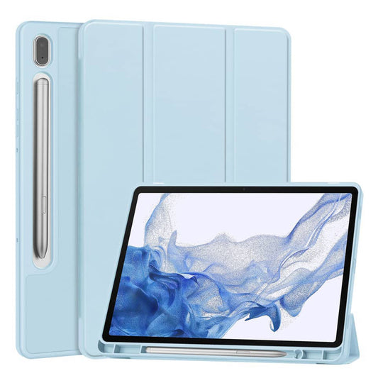 Θήκη για Samsung Galaxy Tab S10 FE+, Techsuit, Flex Trifold, γαλάζια