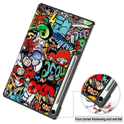 Case for Samsung Galaxy Tab S10 FE+, Techsuit, FoldPro Urban Vibe, Multicolor
