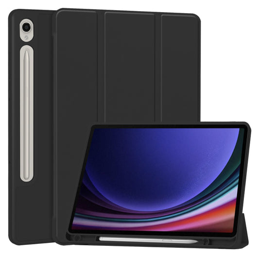 Θήκη για Samsung Galaxy Tab S10 FE / Tab S9 FE / Tab S9, Techsuit, Flex Trifold, Μαύρη