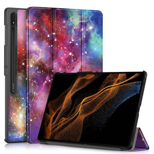 Θήκη για Samsung Galaxy Tab S10 Ultra / Tab S9 Ultra / Tab S8 Ultra, Techsuit, FoldPro Galaxy, Πολύχρωμη