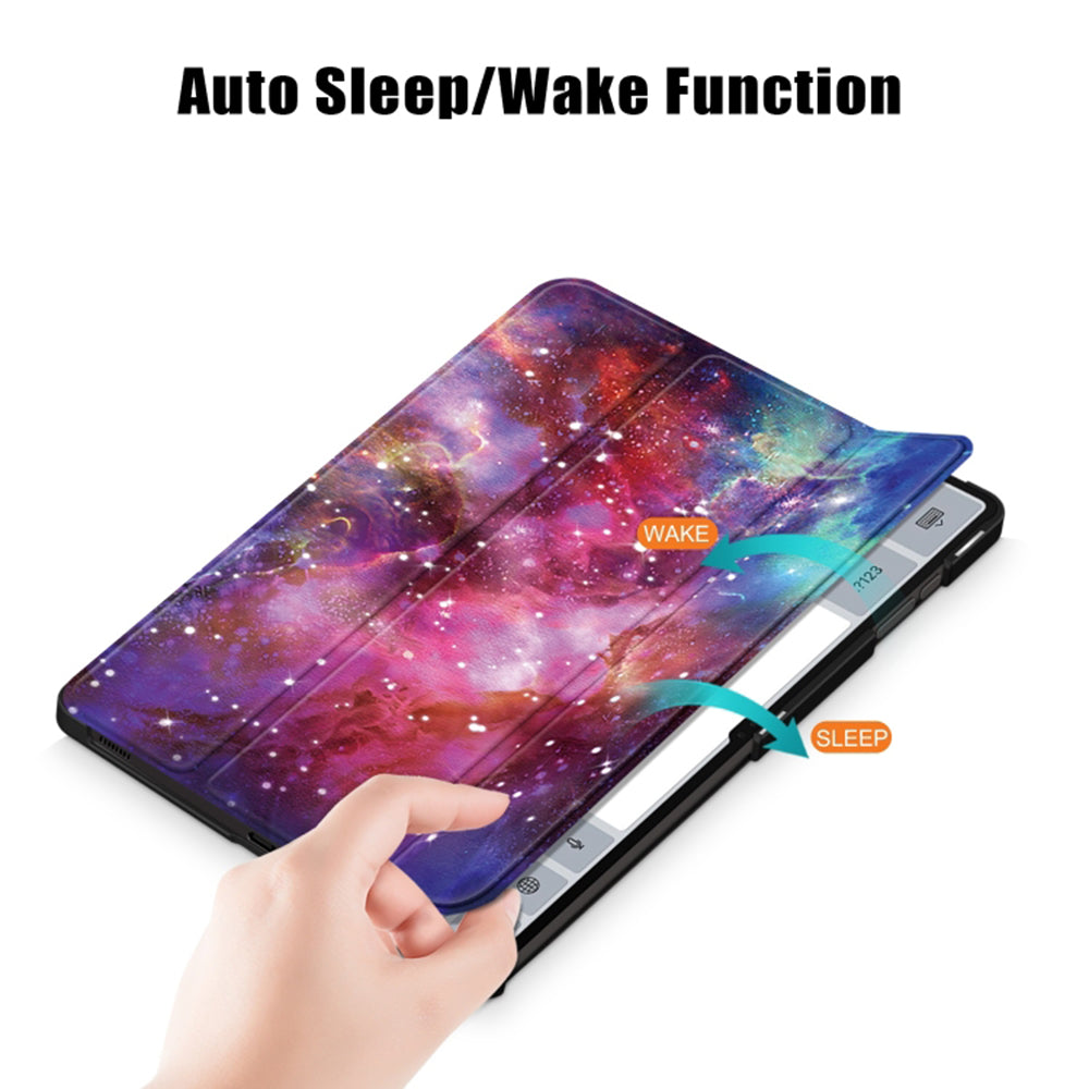 Case for Samsung Galaxy Tab S10 Ultra / Tab S9 Ultra / Tab S8 Ultra, Techsuit, FoldPro Galaxy, Multicolor