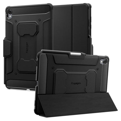 Θήκη για Samsung Galaxy Tab S11, Spigen, Rugged Armor Pro, Μαύρη ACS10149