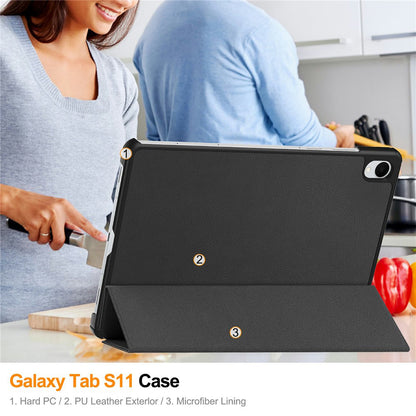 Θήκη για Samsung Galaxy Tab S11, Techsuit, FoldPro, Μπλε