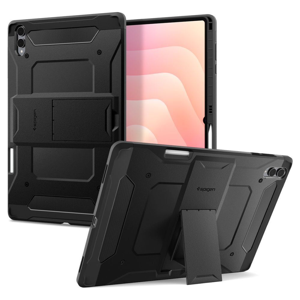 Θήκη για Samsung Galaxy Tab S11 Ultra, Spigen, Tough Armor, Μαύρη