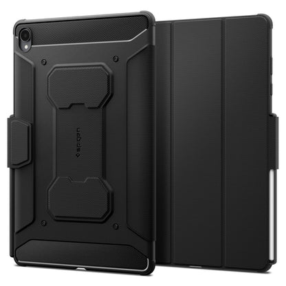 Θήκη για Samsung Galaxy Tab S12 Plus, Spigen, Rugged Armor Pro, Μαύρη ACS11822