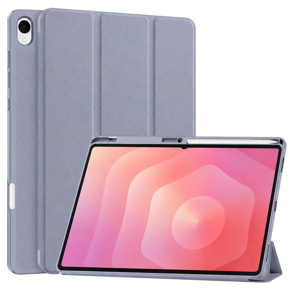 Θήκη για Samsung Galaxy Tab S12 Plus, Techsuit, Flex Trifold, Μωβ