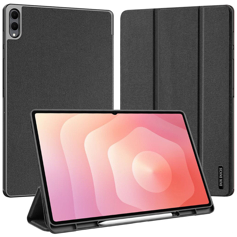 Θήκη για Samsung Galaxy Tab S12 Ultra / Tab S11 Ultra, DUX DUCIS, Domo με θήκη για γραφίδα, μαύρη