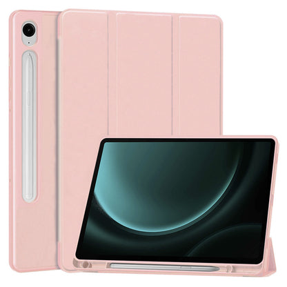Θήκη για Samsung Galaxy Tab S9 FE / Tab S9 / Tab S10 FE, Techsuit, Flex Trifold, Ροζ