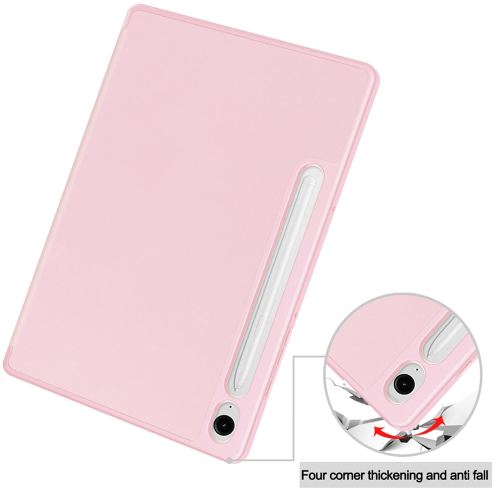 Θήκη για Samsung Galaxy Tab S9 FE / Tab S9 / Tab S10 FE, Techsuit, Flex Trifold, Ροζ