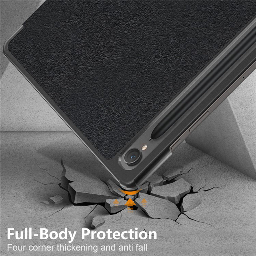 Θήκη για Samsung Galaxy Tab S9 FE / Tab S9 / Tab S10 FE, Techsuit, FoldPro, Μαύρο