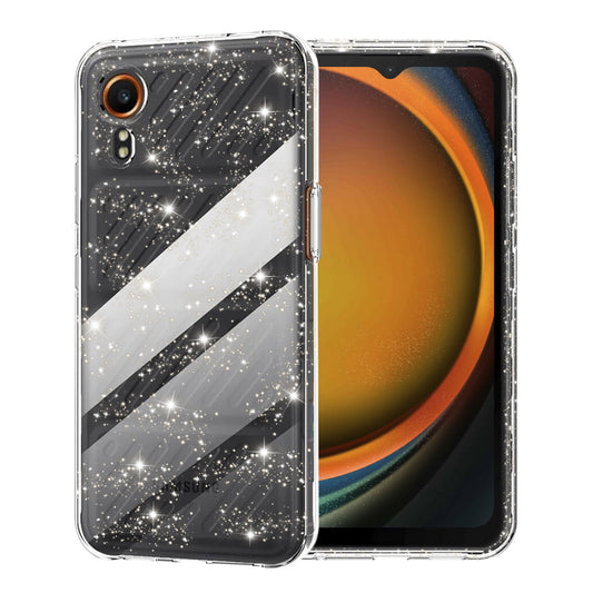 Θήκη για Samsung Galaxy Xcover7 G556, Techsuit, SparkleSkin, Διαφανής