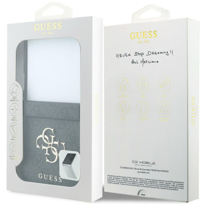 Θήκη για Samsung Galaxy Z Flip8 F776, Guess, 4G Big Logo, Μαύρο