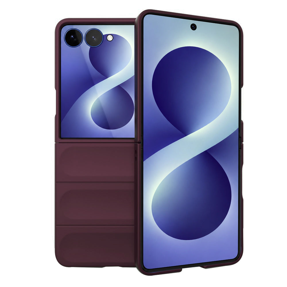 Θήκη για Samsung Galaxy Z Flip8 F776, Techsuit, Magic Shield, Βυσσινί
