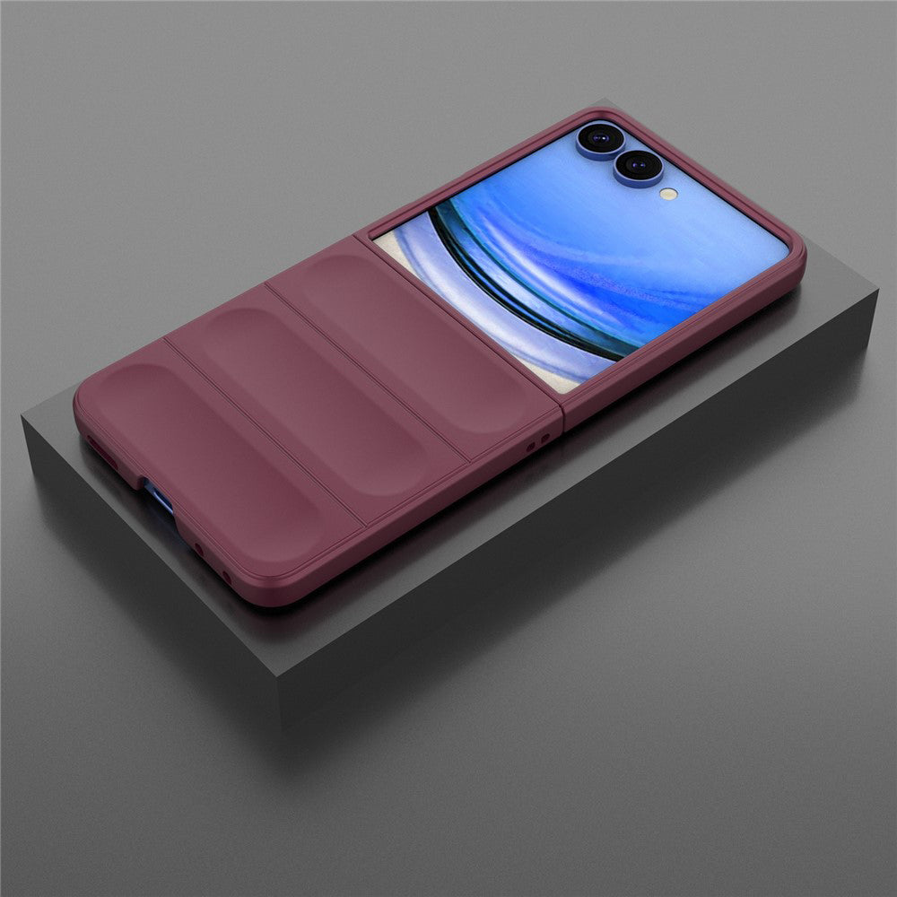 Θήκη για Samsung Galaxy Z Flip8 F776, Techsuit, Magic Shield, Βυσσινί