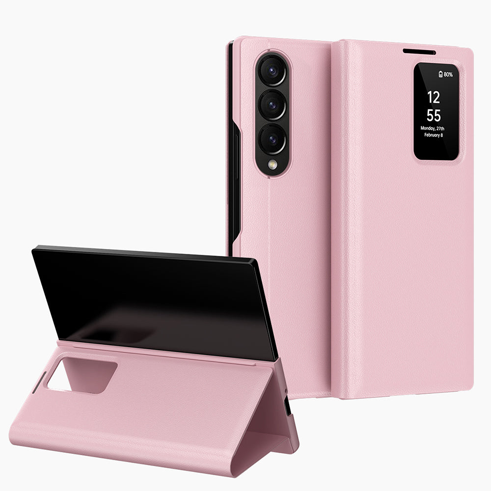 Θήκη για Samsung Galaxy Z Fold3 5G F926, Techsuit, SmartView, Ροζ