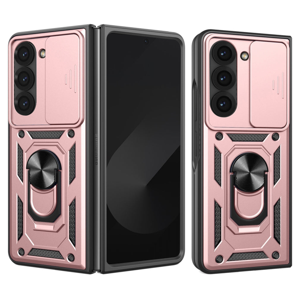 Θήκη για Samsung Galaxy Z Fold6 F956, Techsuit, CamShield, Ροζ