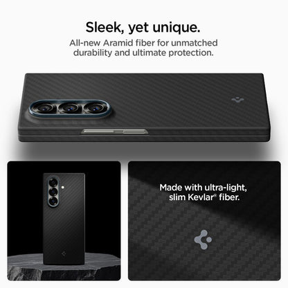 Θήκη για Samsung Galaxy Z Fold7 F966, Spigen, Air Skin, Μαύρη ACS09555