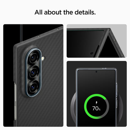Θήκη για Samsung Galaxy Z Fold7 F966, Spigen, Air Skin, Μαύρη ACS09555