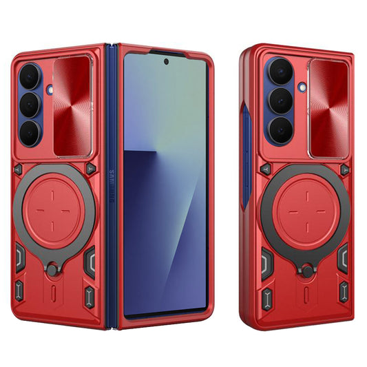 Θήκη για Samsung Galaxy Z Fold7 F966, Techsuit, CamGuard Pro, Κόκκινο
