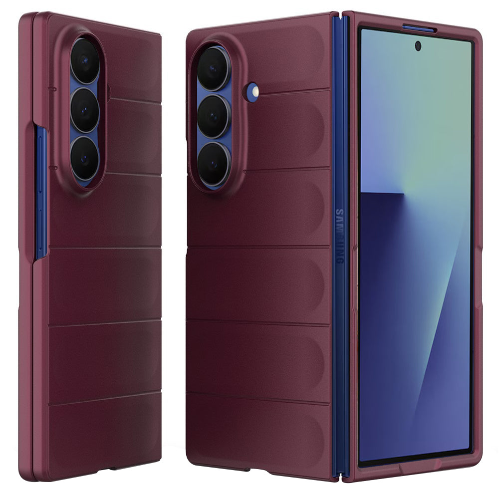 Θήκη για Samsung Galaxy Z Fold7 F966, Techsuit, Magic Shield, Βυσσινί