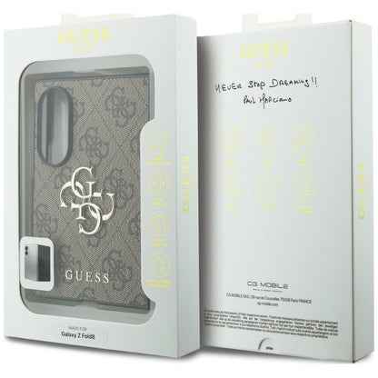 Θήκη για Samsung Galaxy Z Fold8 F971, Guess, 4G Big Logo, Καφέ