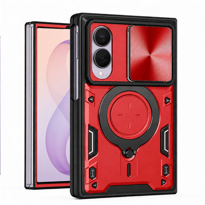 Θήκη για Samsung Galaxy Z Fold8 F971, Techsuit, CamGuard Pro, Κόκκινο