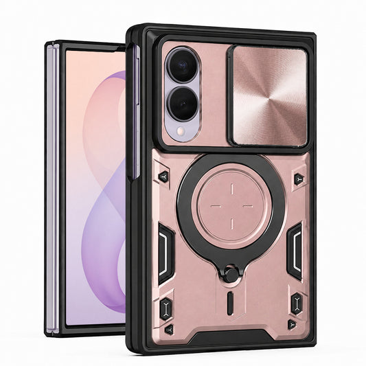 Θήκη για Samsung Galaxy Z Fold8 F971, Techsuit, CamGuard Pro, Ροζ Χρυσό