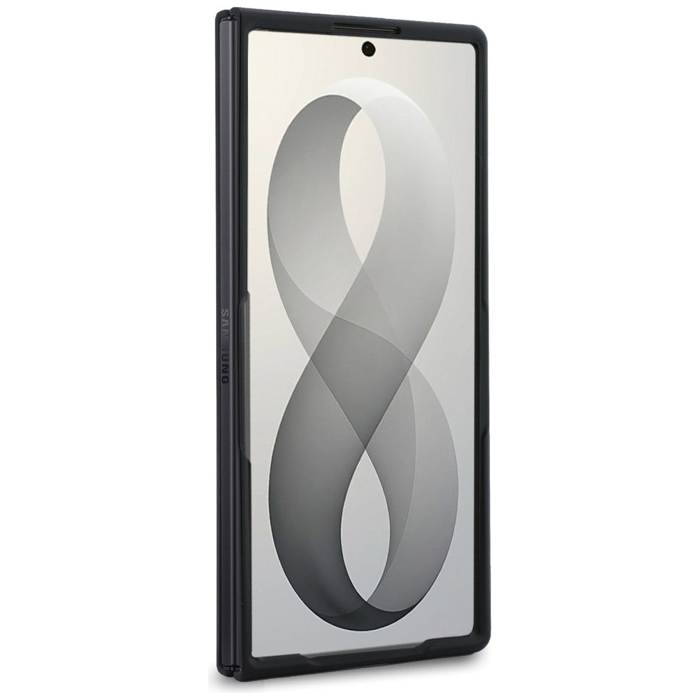 Θήκη για Samsung Galaxy Z Fold8 Ultra F976, Karl Lagerfeld, Saffiano Karl & Choupette Μεταλλικό Καρφίτσα, Μαύρο