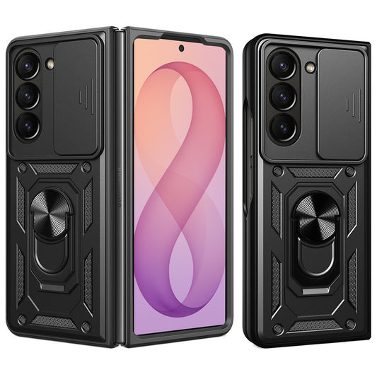 Case for Samsung Galaxy Z Fold8 Ultra F976 / Z Fold7 F966, Techsuit, CamShield, Black