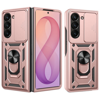 Θήκη για Samsung Galaxy Z Fold8 Ultra F976 / Z Fold7 F966, Techsuit, CamShield, Ροζ Χρυσό