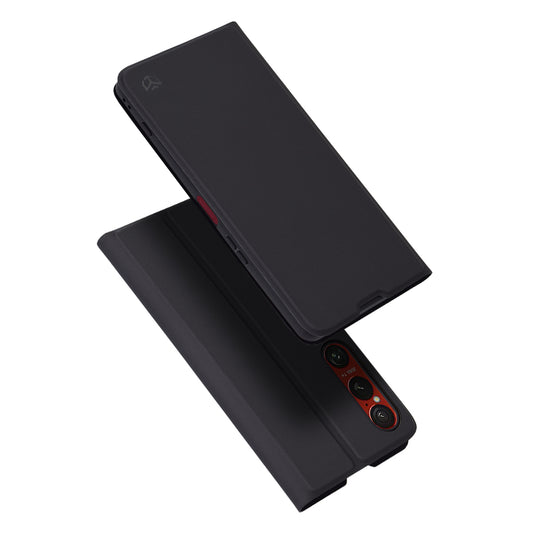 Case for Sony Xperia 1 VI, Techsuit, Magskin Book, Black