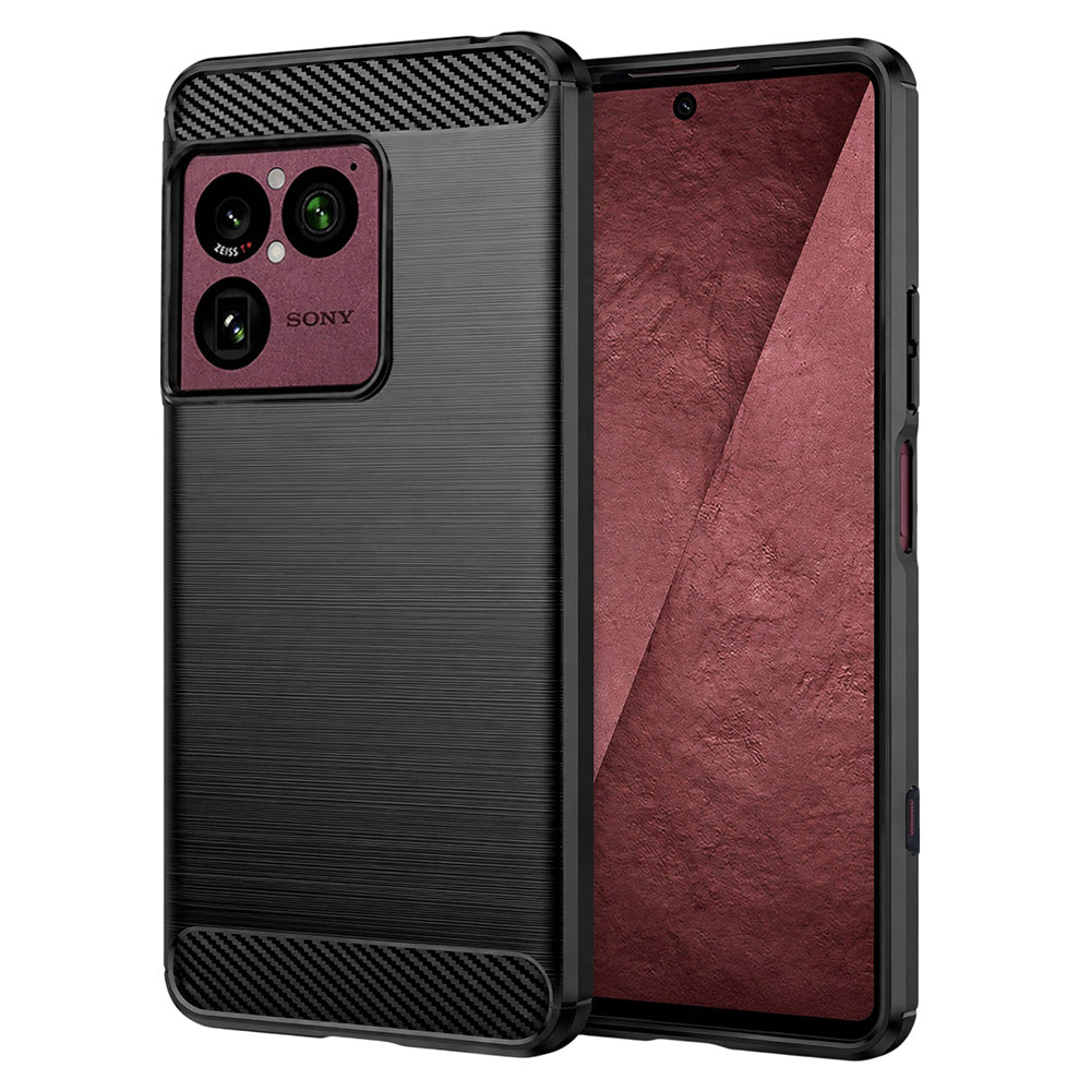 Θήκη για Sony Xperia 1 VIII, Techsuit, Carbon, Μαύρο