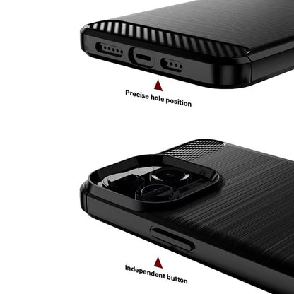 Θήκη για Sony Xperia 1 VIII, Techsuit, Carbon, Μαύρο