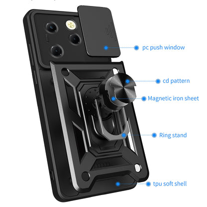Θήκη για Tecno Spark 20 Pro / Infinix Hot 40 / Hot 40 Pro, Techsuit, CamShield, Μαύρο