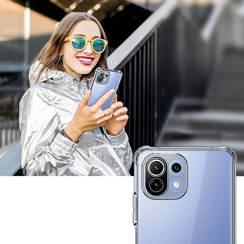 Θήκη για Xiaomi 11 Lite 5G NE / Mi 11 Lite 5G / 11 Lite, Techsuit, Ανθεκτική σε Κρούσεις Διαφανής, Διαφάνεια