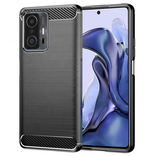 Θήκη για Xiaomi 11T / 11T Pro, Techsuit, Άνθρακας, Μαύρο
