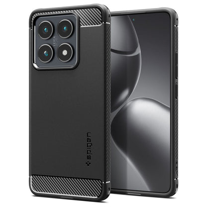 Θήκη για Xiaomi 14T Pro, Spigen, Rugged Armour, Μαύρο ACS08858 