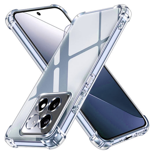 Θήκη για Xiaomi 14T Pro, Techsuit, Ανθεκτική σε Κρούσεις Διαφανής, Διάφανη