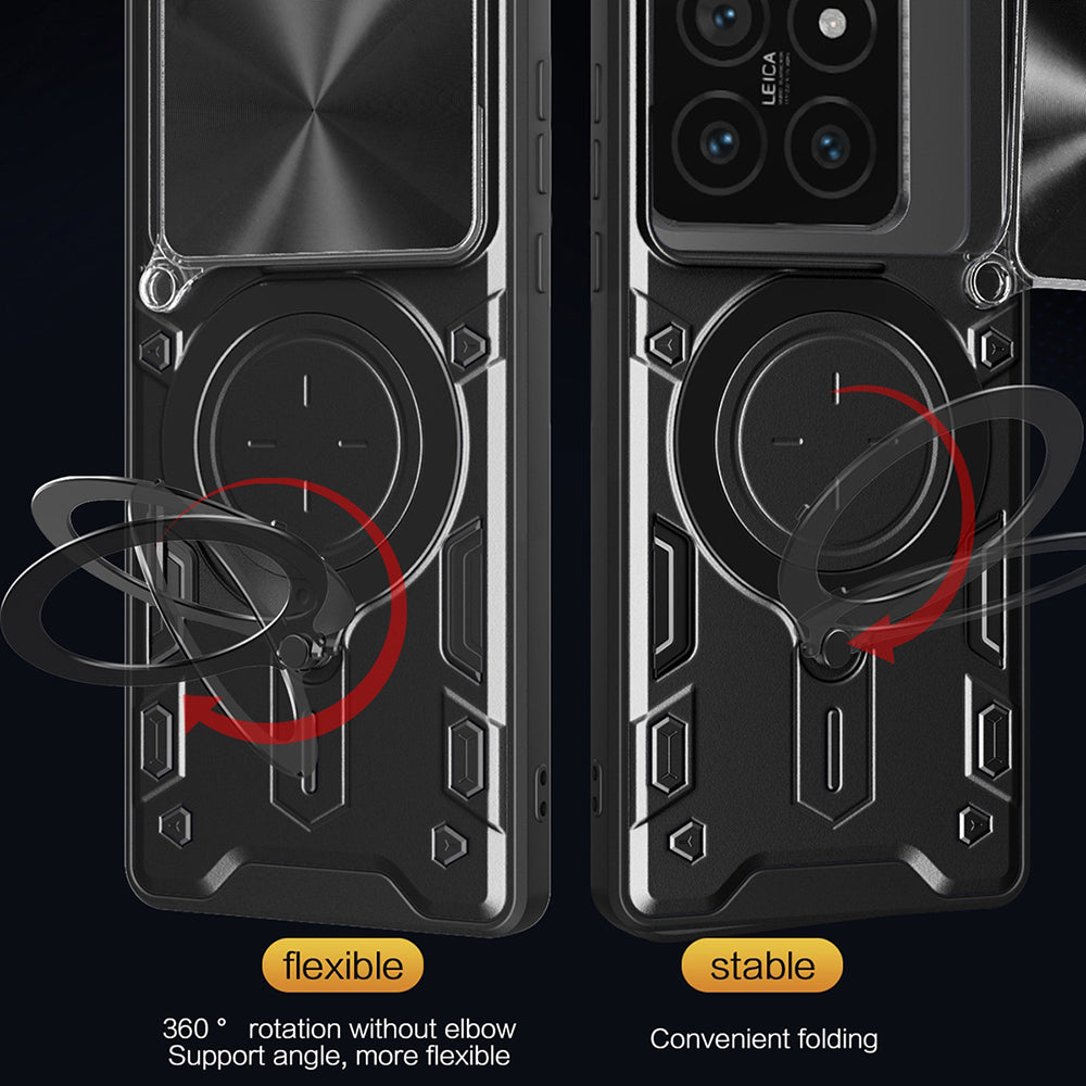 Θήκη για Xiaomi 14T, Techsuit, CamGuard Pro, Μαύρο