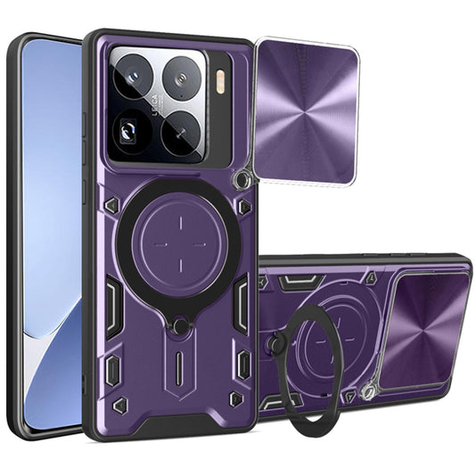 Θήκη για Xiaomi 15 Pro, Techsuit, CamGuard Pro, Μωβ