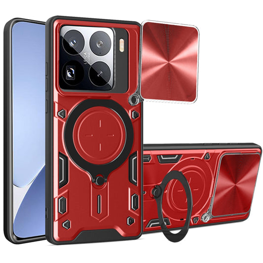 Θήκη για Xiaomi 15 Pro, Techsuit, CamGuard Pro, Κόκκινο