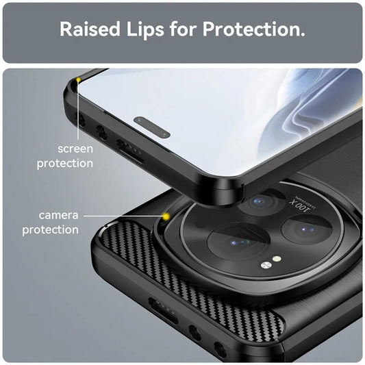 Θήκη για Xiaomi 15 Pro, Techsuit, Carbon, Μαύρο