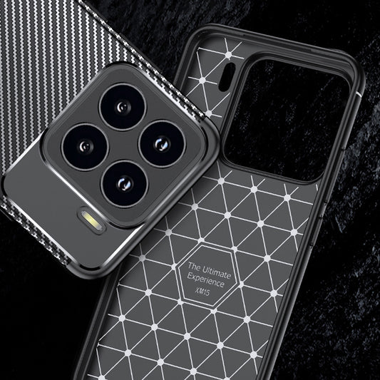 Θήκη για Xiaomi 15 Pro, Techsuit, CarbonFiber, Μαύρη