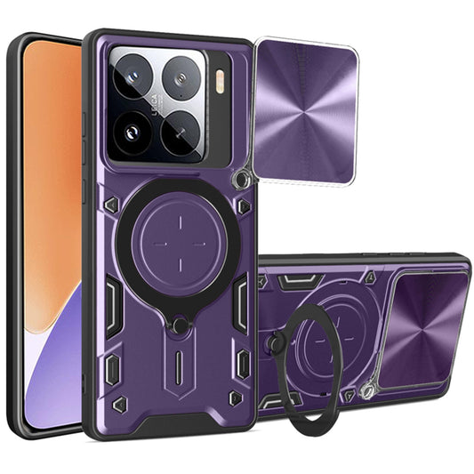 Θήκη για Xiaomi 15, Techsuit, CamGuard Pro, Μωβ