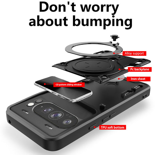 Θήκη για Xiaomi 15, Techsuit, CamGuard Pro, Μωβ