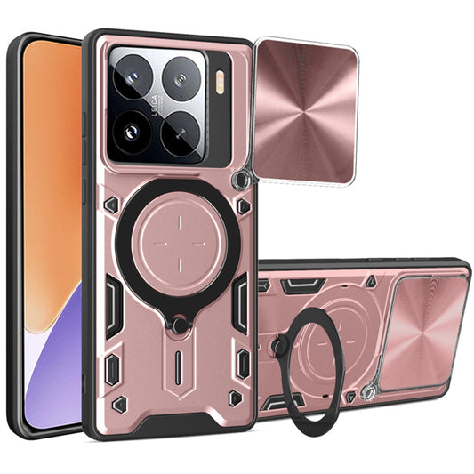 Θήκη για Xiaomi 15, Techsuit, CamGuard Pro, Ροζ Χρυσό