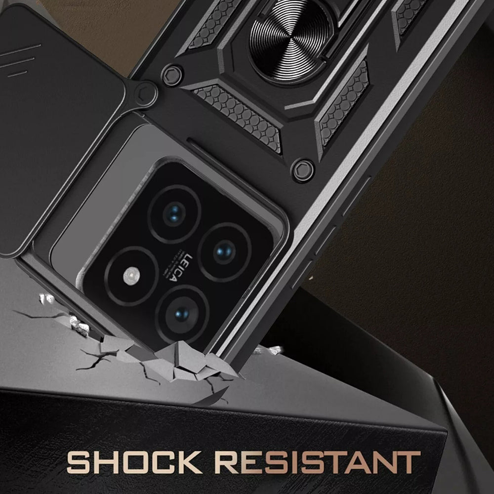 Θήκη για Xiaomi 15, Techsuit, CamShield, Μαύρο