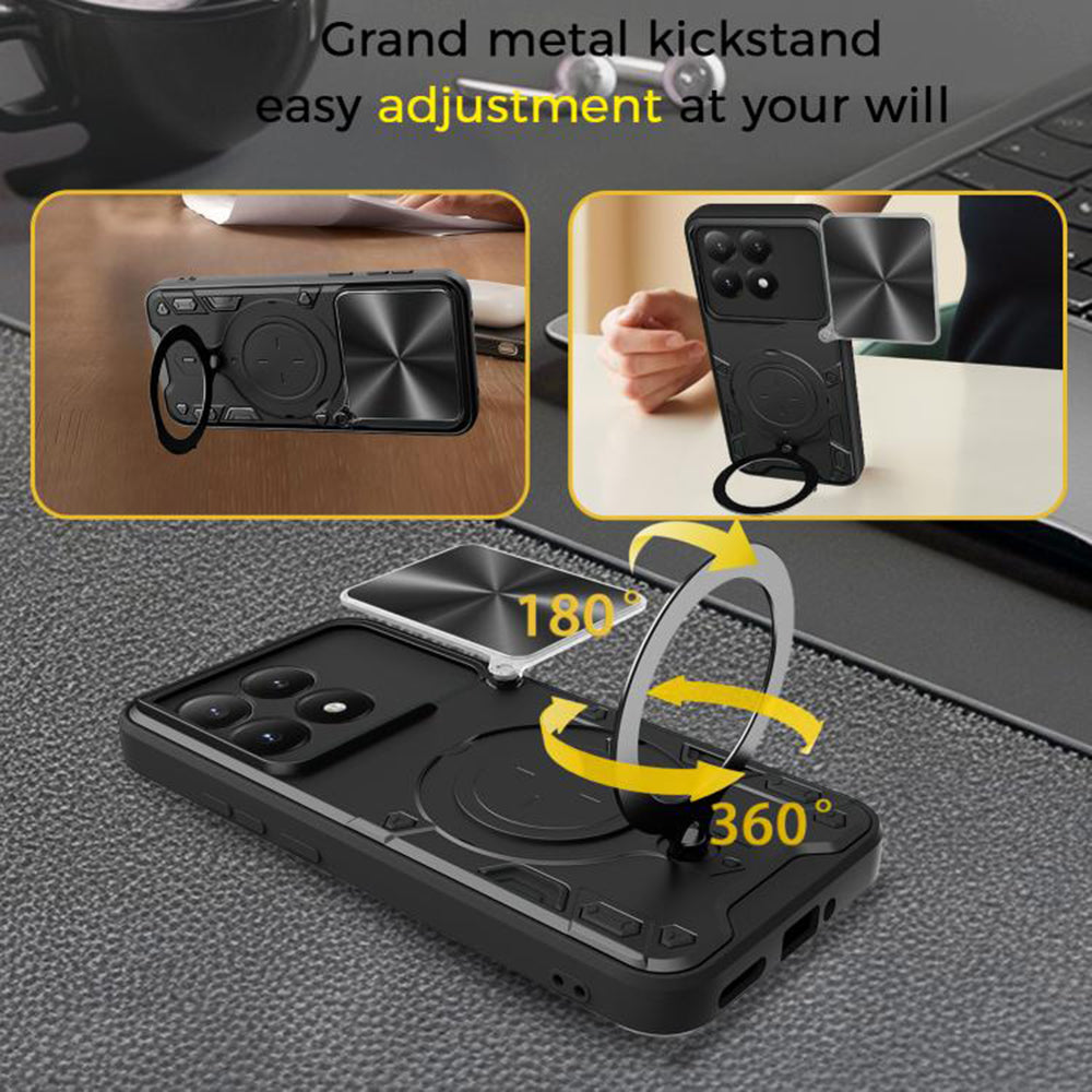 Θήκη για Xiaomi 15T, Techsuit, CamGuard Pro, Κόκκινη