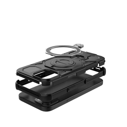 Θήκη για Xiaomi 15T, Techsuit, Carbon Shield Pro, Ανοιχτό Μαύρο