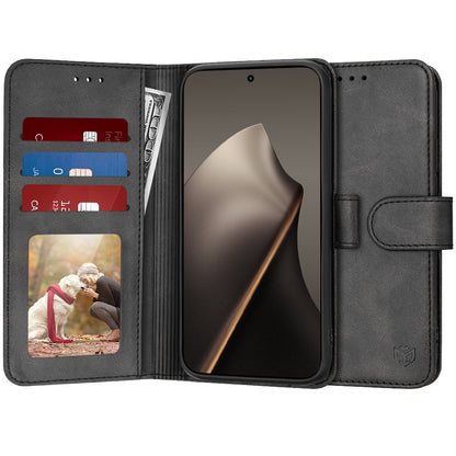 Θήκη για Xiaomi 15T, Techsuit, Diary Book, Μαύρη